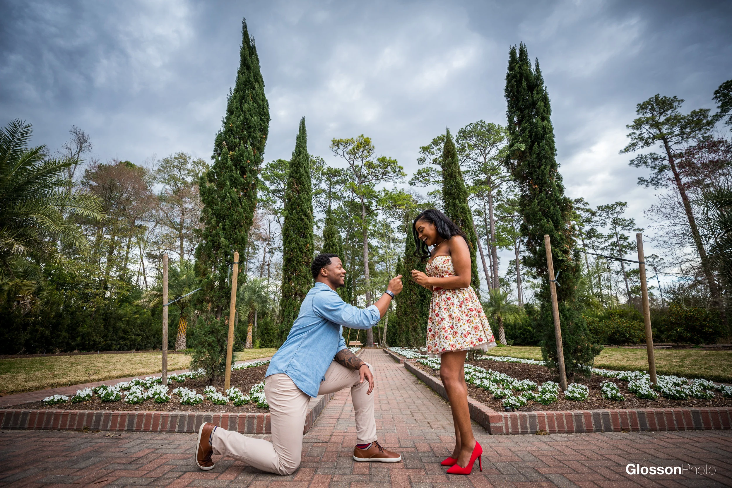 Je'nae &amp; Robert's Engagement At Mercer Arboretum In Houston