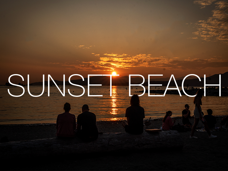Sunset Beach in Vancouver