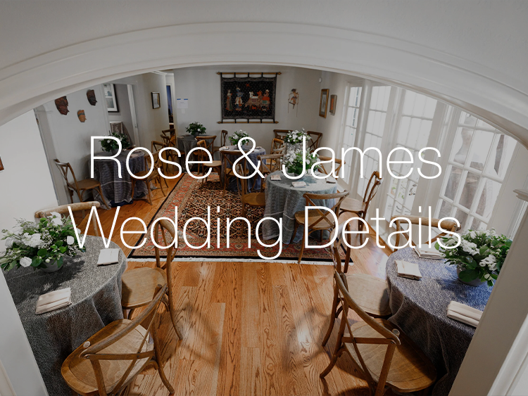 Detail Shots From Rose &amp; James' Wedding At Home