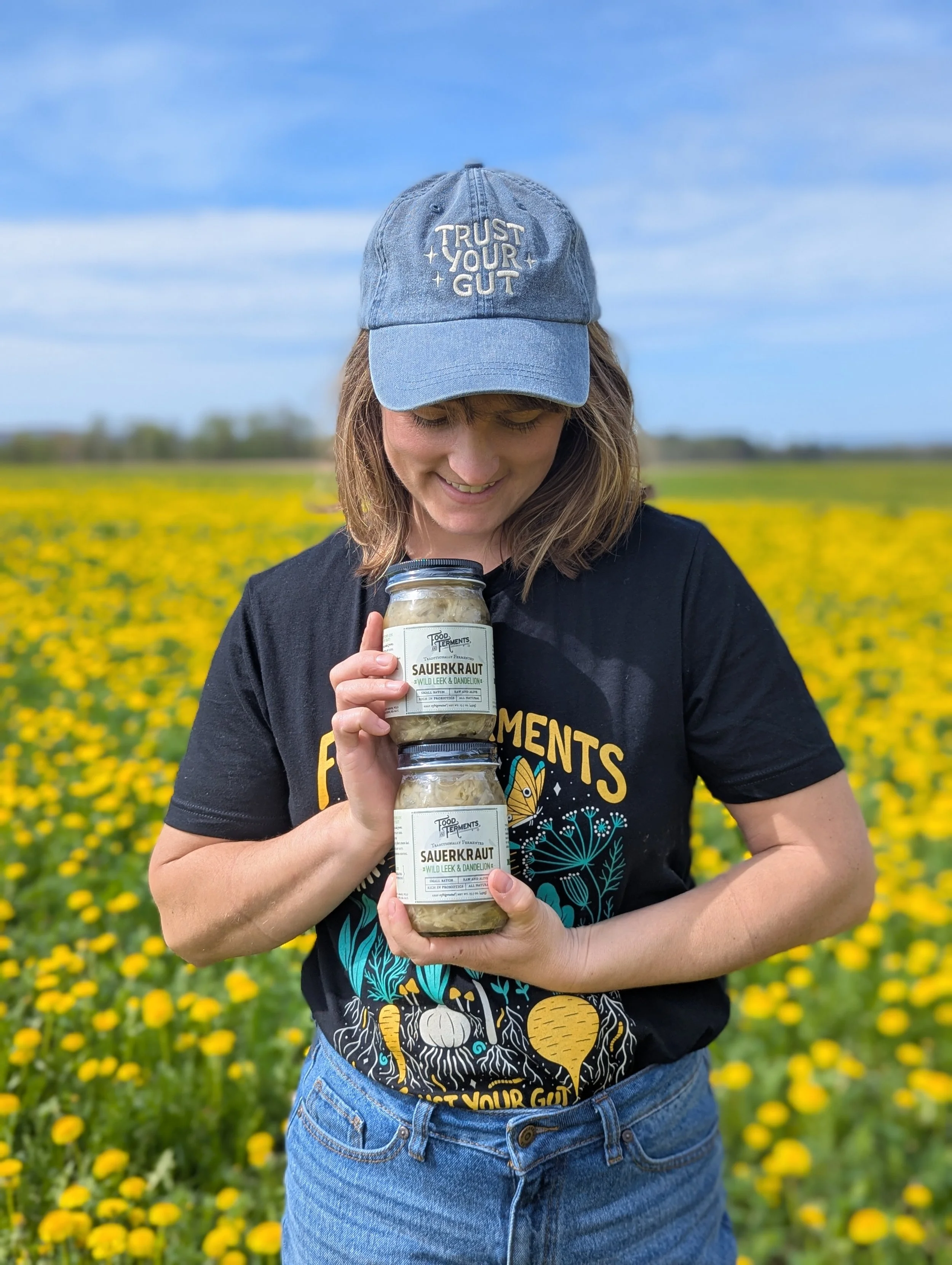 carly with wild leek kraut.jpg