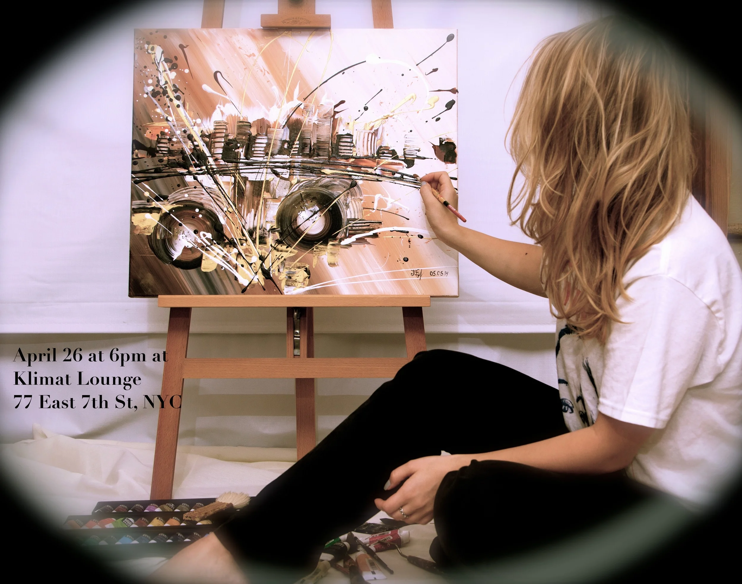 Art Exhibition & REAL TIME PAINTING DEMONSTRATION in front of the audience