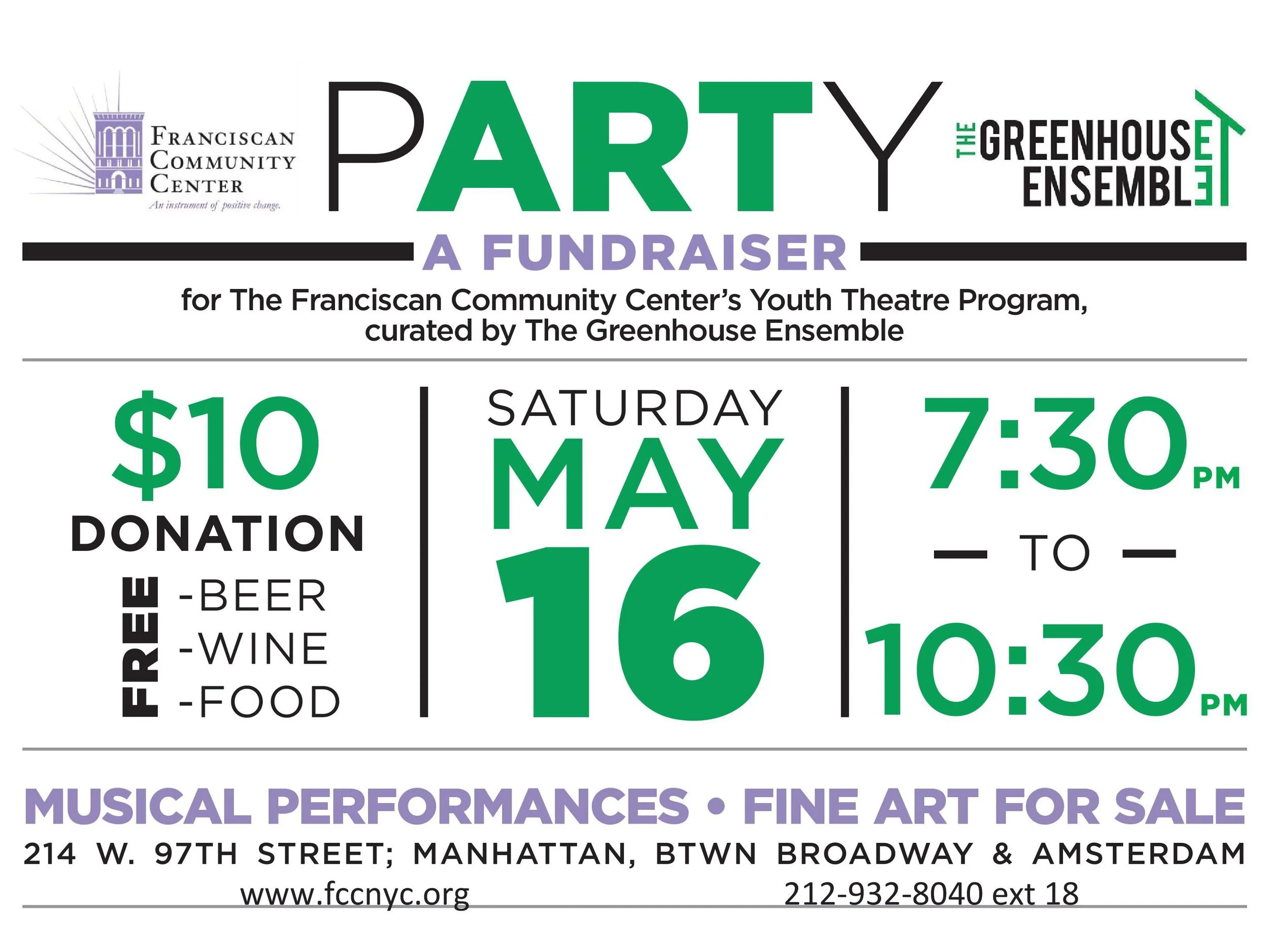 PARTY is a fundraising celebration