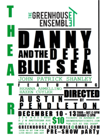"Danny and the Deep Blue Sea" play and pre-show celebration with music & art