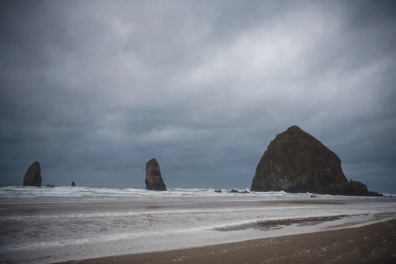 Haystack Rock where they filmed the Goonies! 