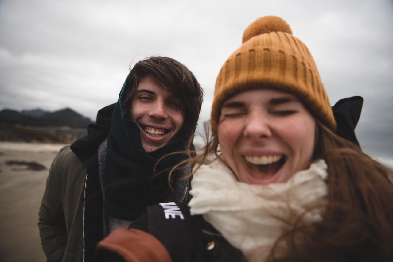 It was SO windy!! I could almost lean backwards against the wind and be held up. 