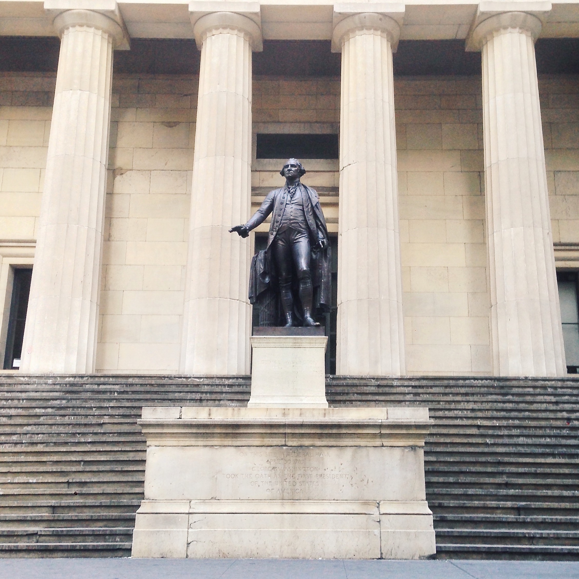 Federal Hall | Site Where Washington Took the Oath as the Nation's First President | Lauren L Caron © 2015