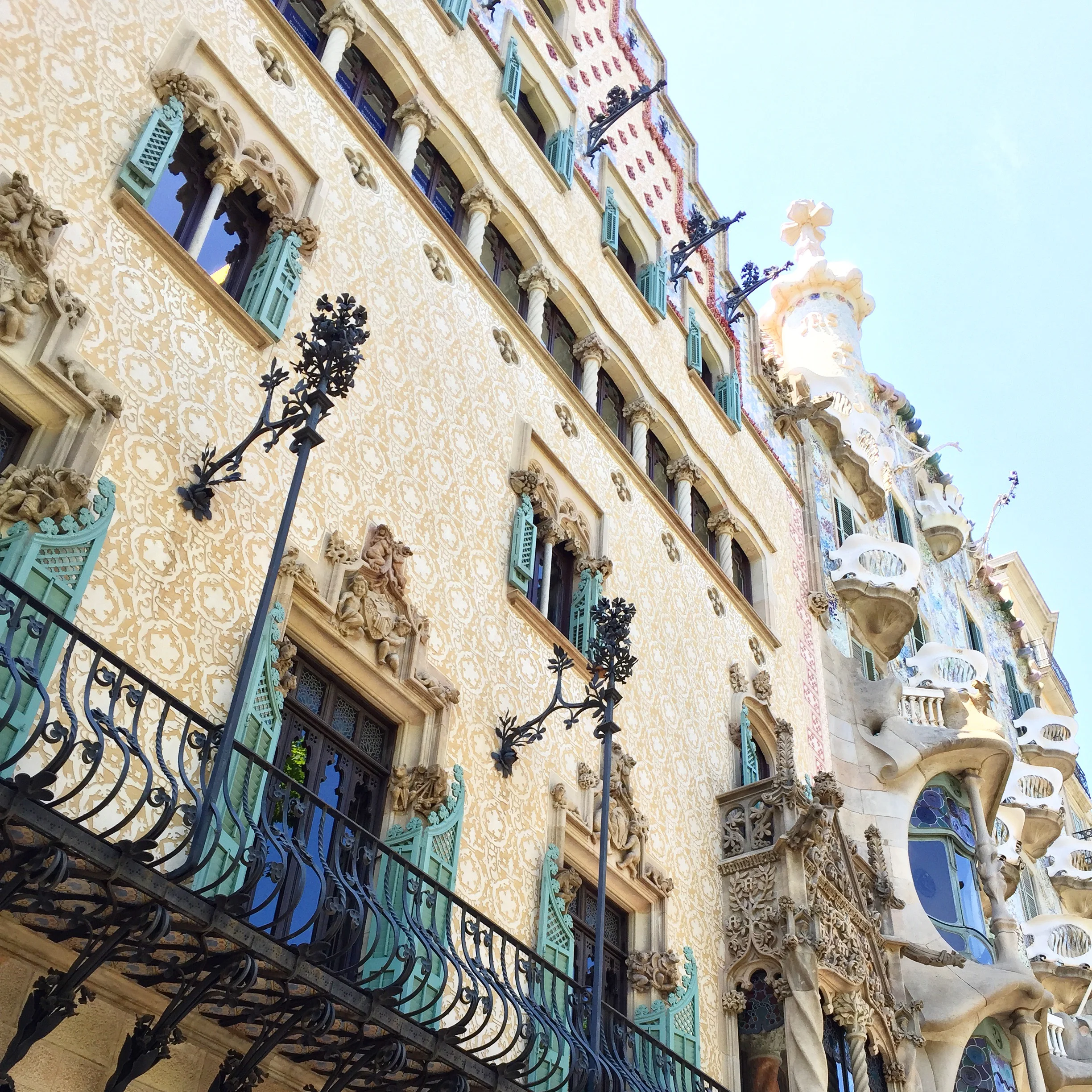 A glimpse of the Casa Batllo by Goudi | Photograph by Lauren L Caron © 2015