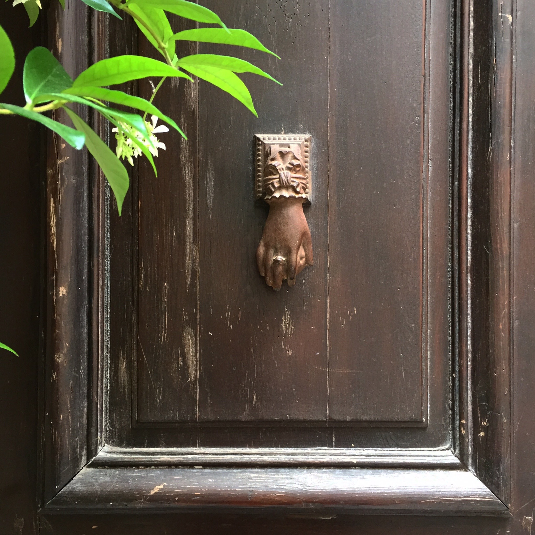 The Entrance Door Knocker | Photograph by Lauren L Caron © 2015