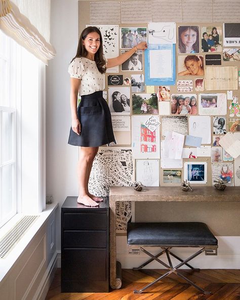 Office Wall Inspiration | Interior Design -&nbsp;Ali Cayne |&nbsp;Domino Mag | Photos -&nbsp;Brittany Ambridge