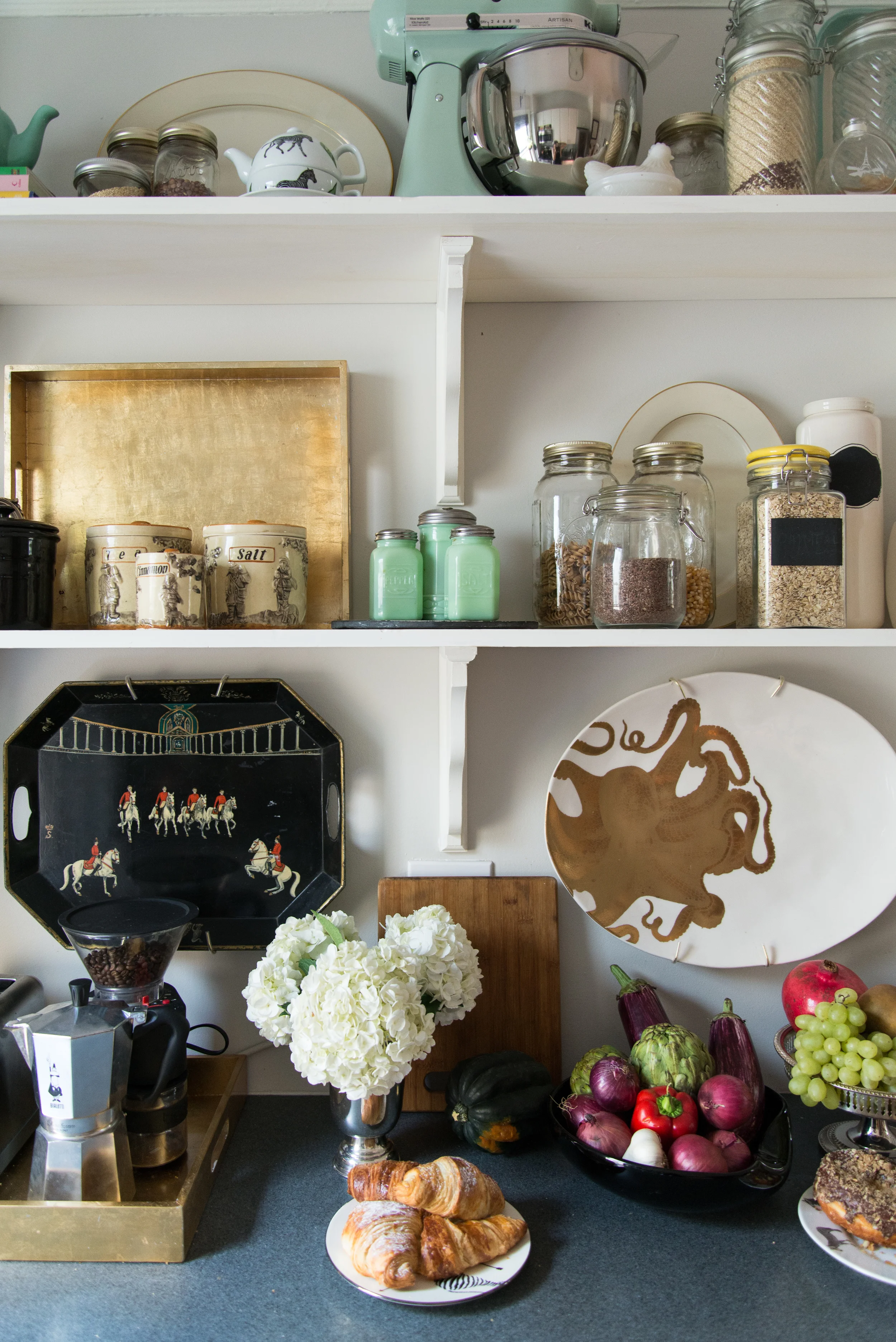 A little bit of country influence in the kitchen, and apparently it has a flair of Julia Childs. What a compliment!