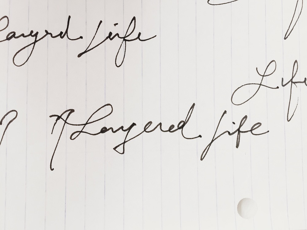 A Layered Life Logo - from my personal script.&nbsp;