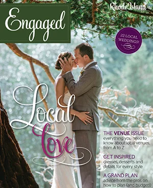Engaged Magazine, January 2017 "It Takes Two" Featuring the Jessa sash (pg. 65)