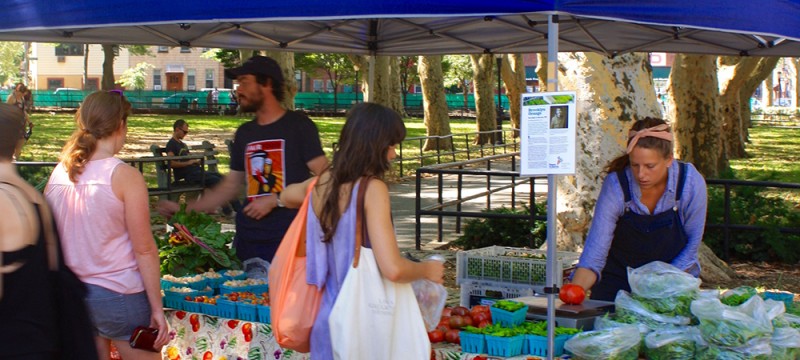 A Brooklyn Grange farmstand