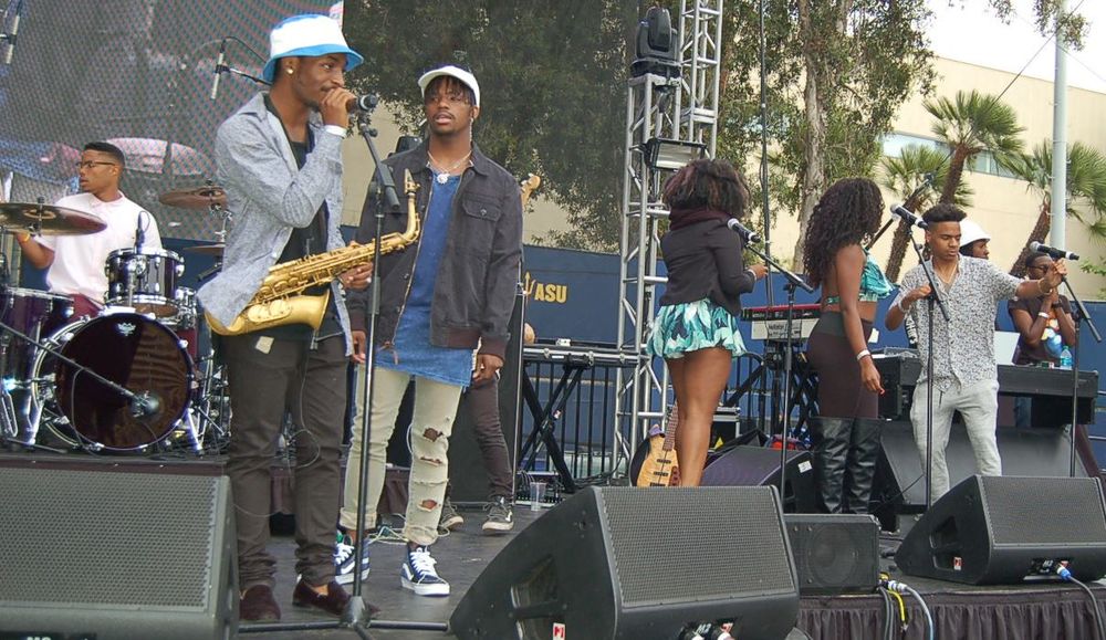 Westwood Village Entertainment Group is a collective of various vocalist/rap artist, producers, songwriters, and musicians that have the passion of making and producing music in the genres of Hip-Hop, Jazz, R&B, and Pop music. WVEG enjoys making and playing good music that can impact the lives of people. Not only is Westwood Village ENT a collective that focuses on the musical art but have members that are into the art of fashion and media entertainment. The group is from different urban communities of America but all met in Westwood, Los Angeles,CA for the goal of creating a trend in pop-culture that can reach the masses from colleges and universities to the whole world.