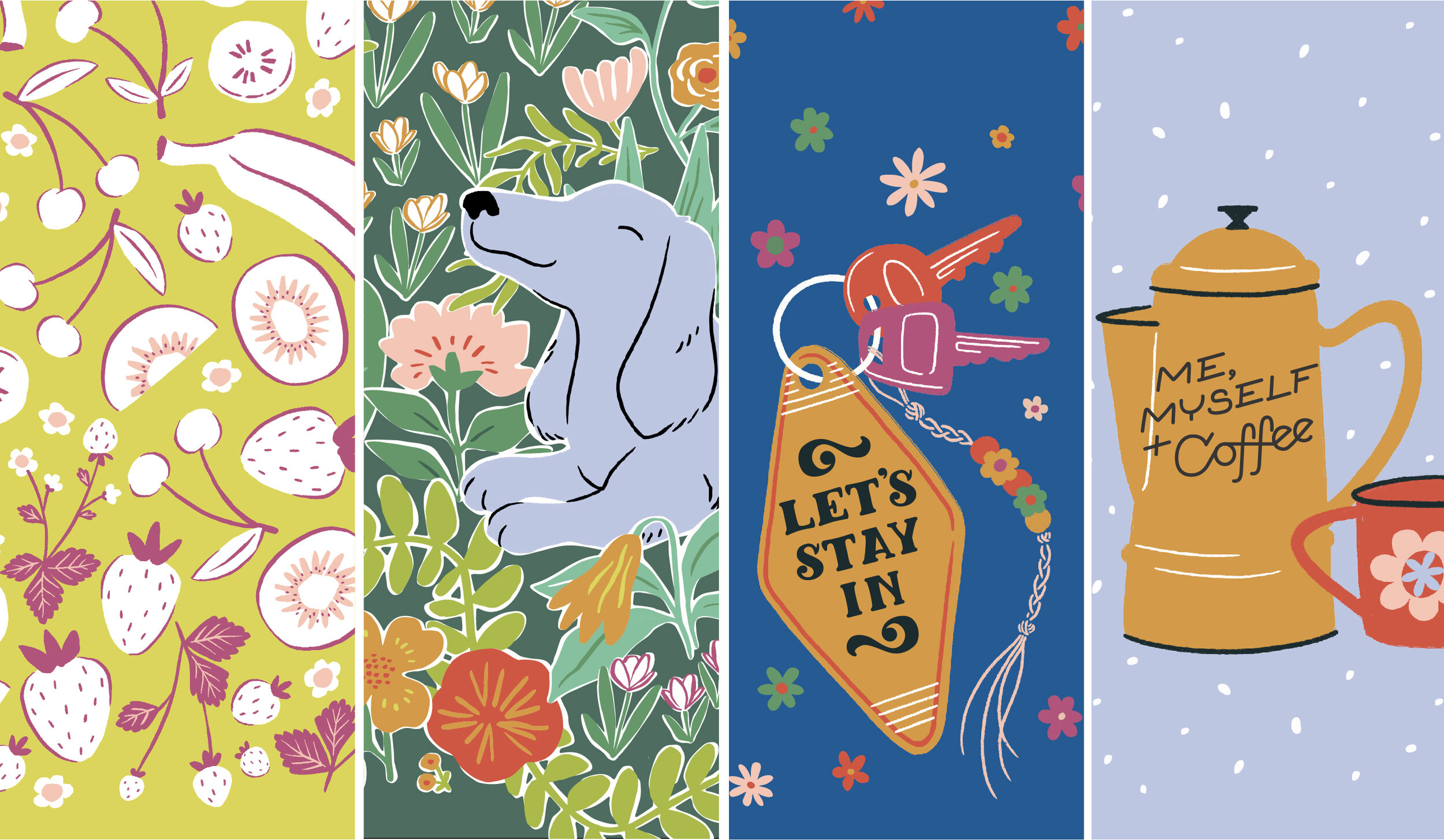  Celebrate Together, Spring 2021 collection. Developed for table linens program.  