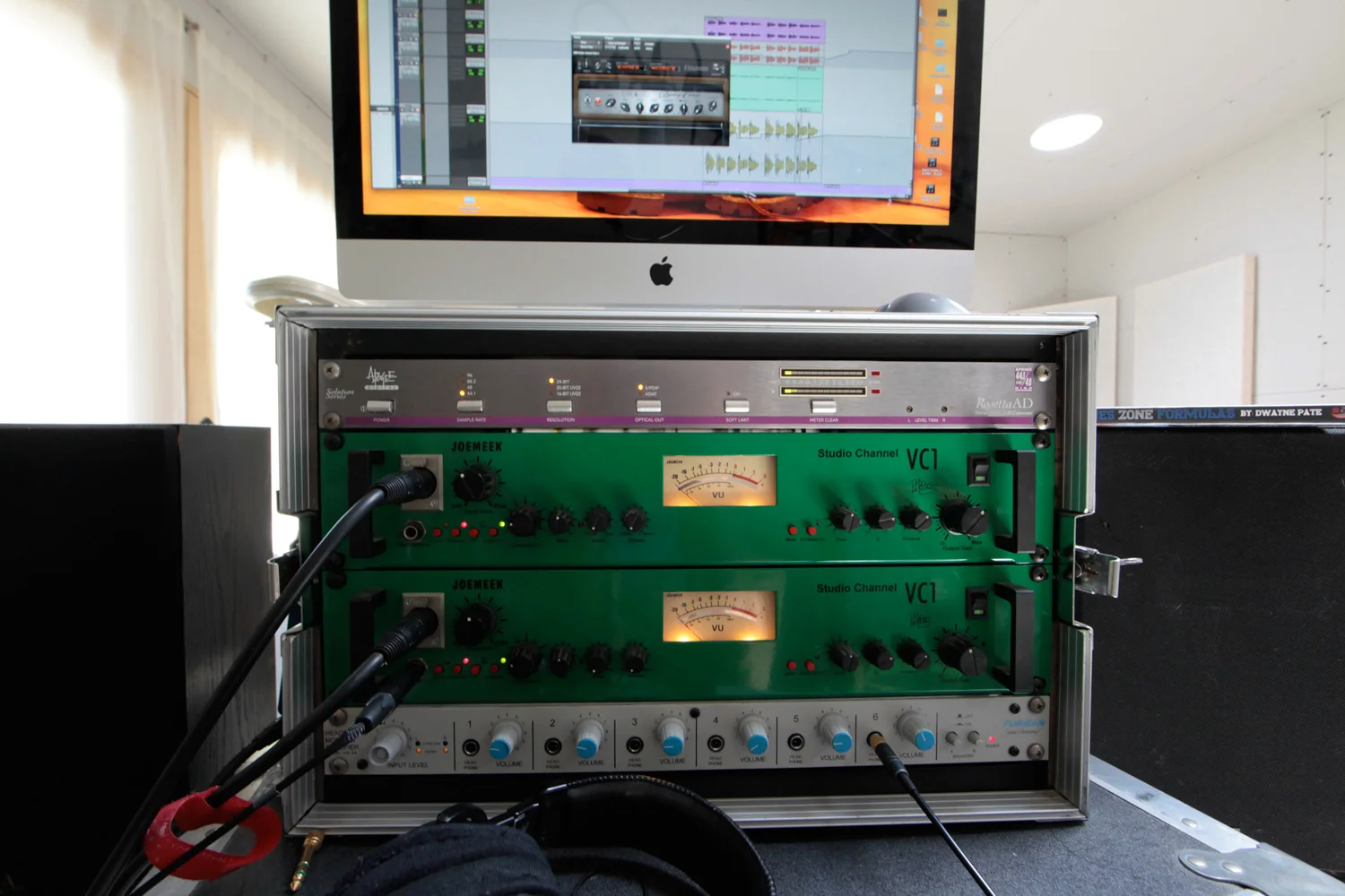 Portable studio gear allows us to come to you