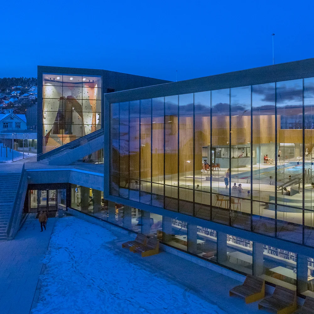 ULSTEIN ARENA + STATENS PRIS FOR BYGGKVALITET 2018 + BETONGTAVLEN 2018 FINALIST