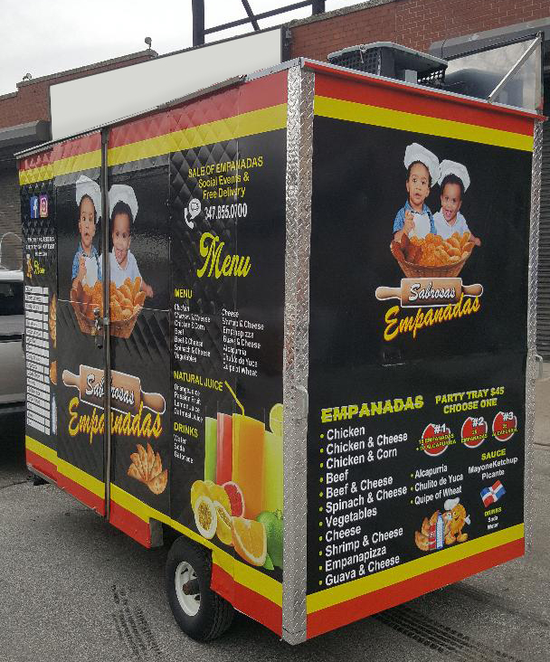 Full Wrap food truck cart