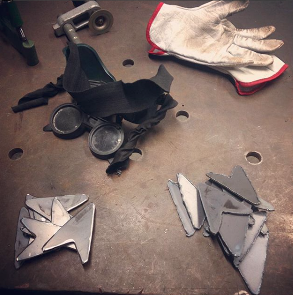  Tactic Magic Harbourview sculpture trail. Plasma cut artefacts.  Interactive archaelogical dig installation  