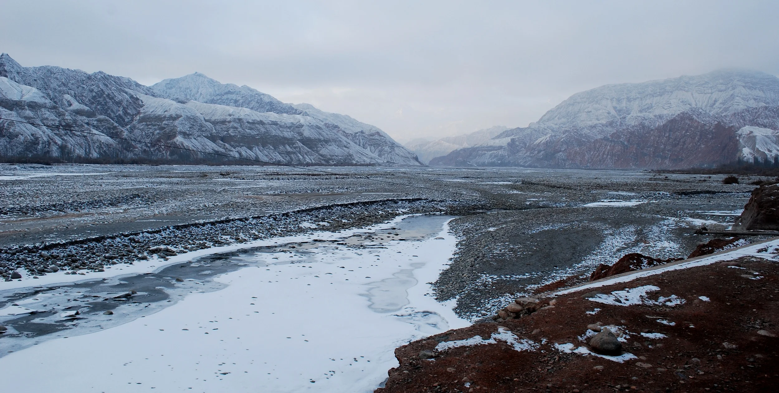 The blues, Karakoram Highway, Xinjiang