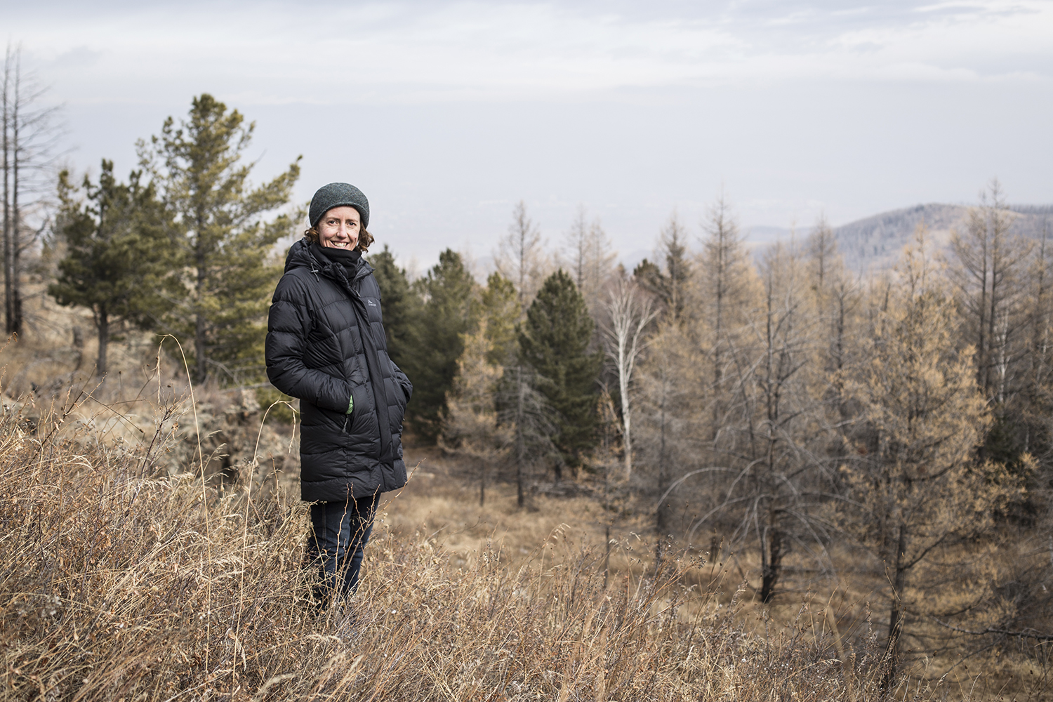 In the hills on the edge of Ulaanbaatar, our home in Mongolia