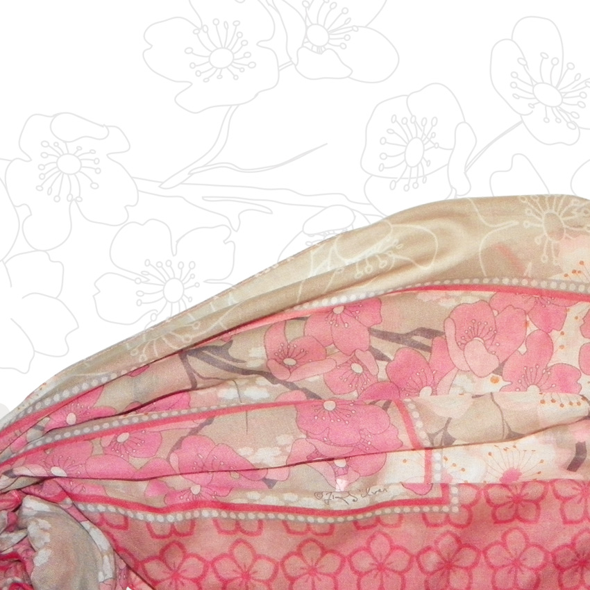 Cherry Blossom Scarf 1