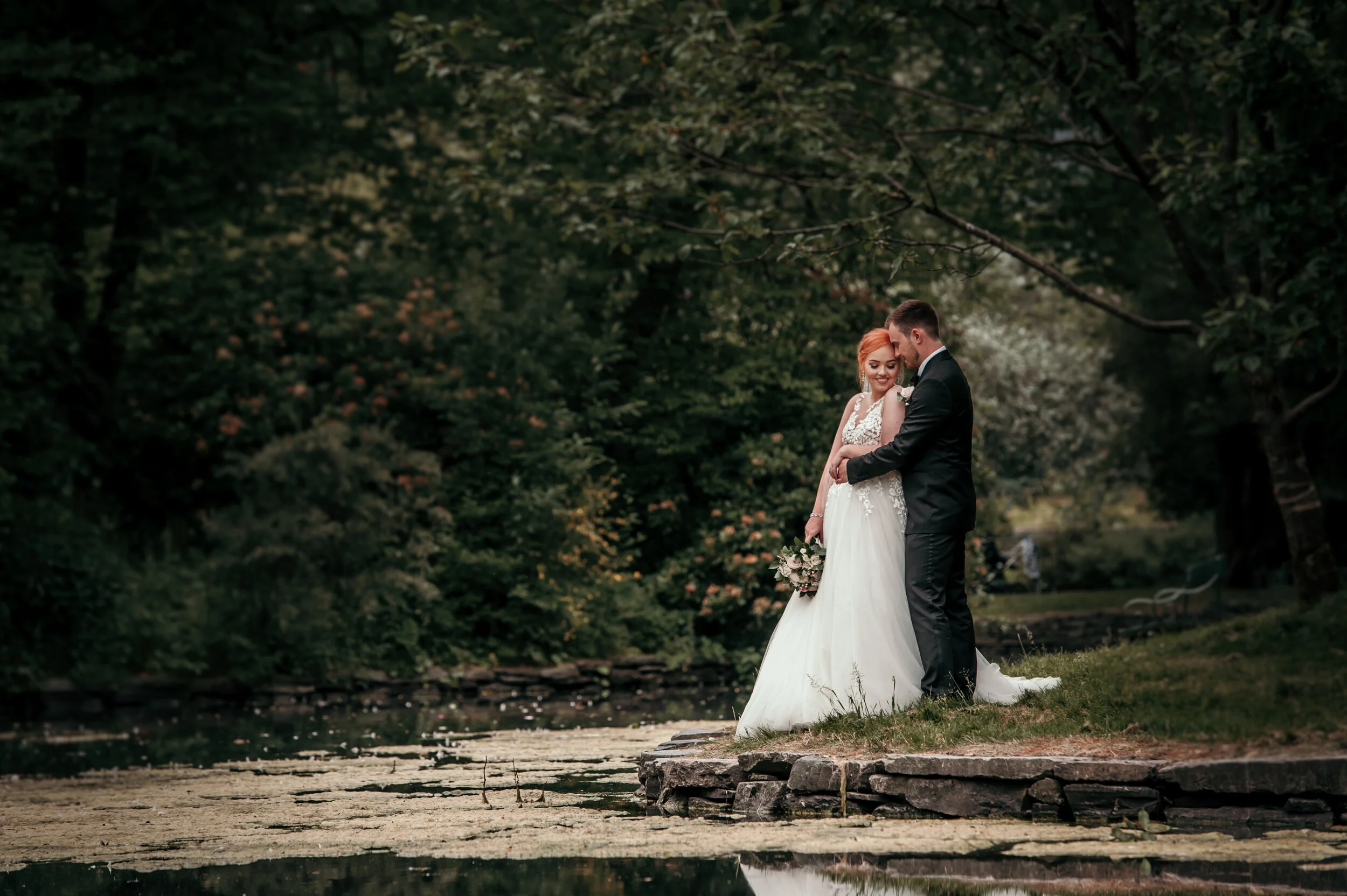 Karen + Truls // Bryllupsfotografering på lysekloster og fløyen