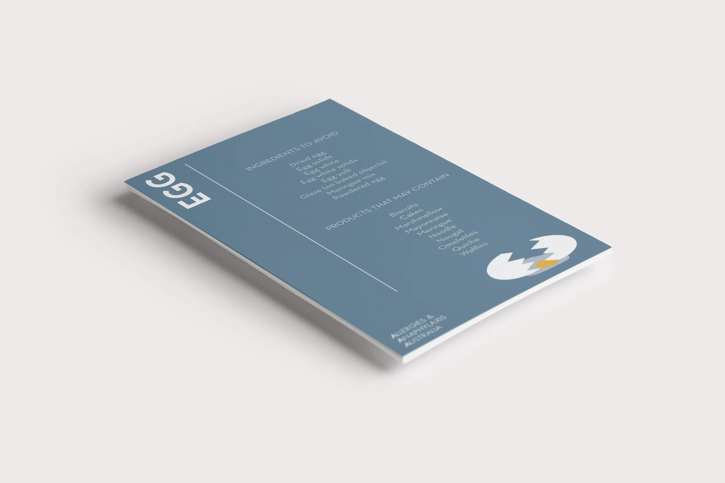 Mockup of information cards