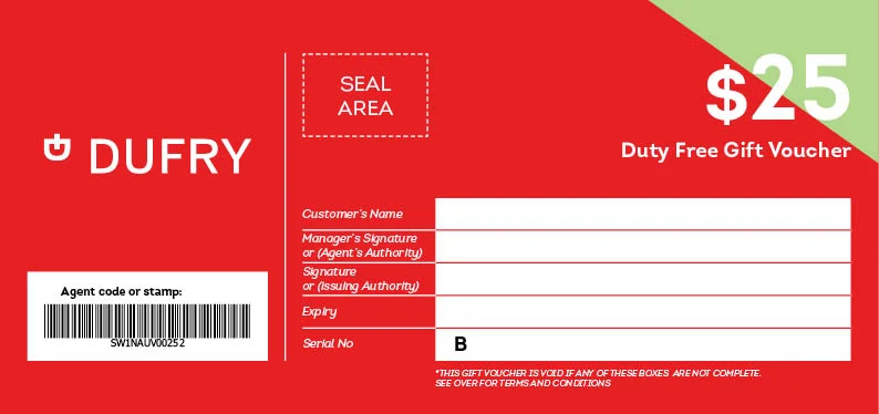 New $25 gift voucher (front)