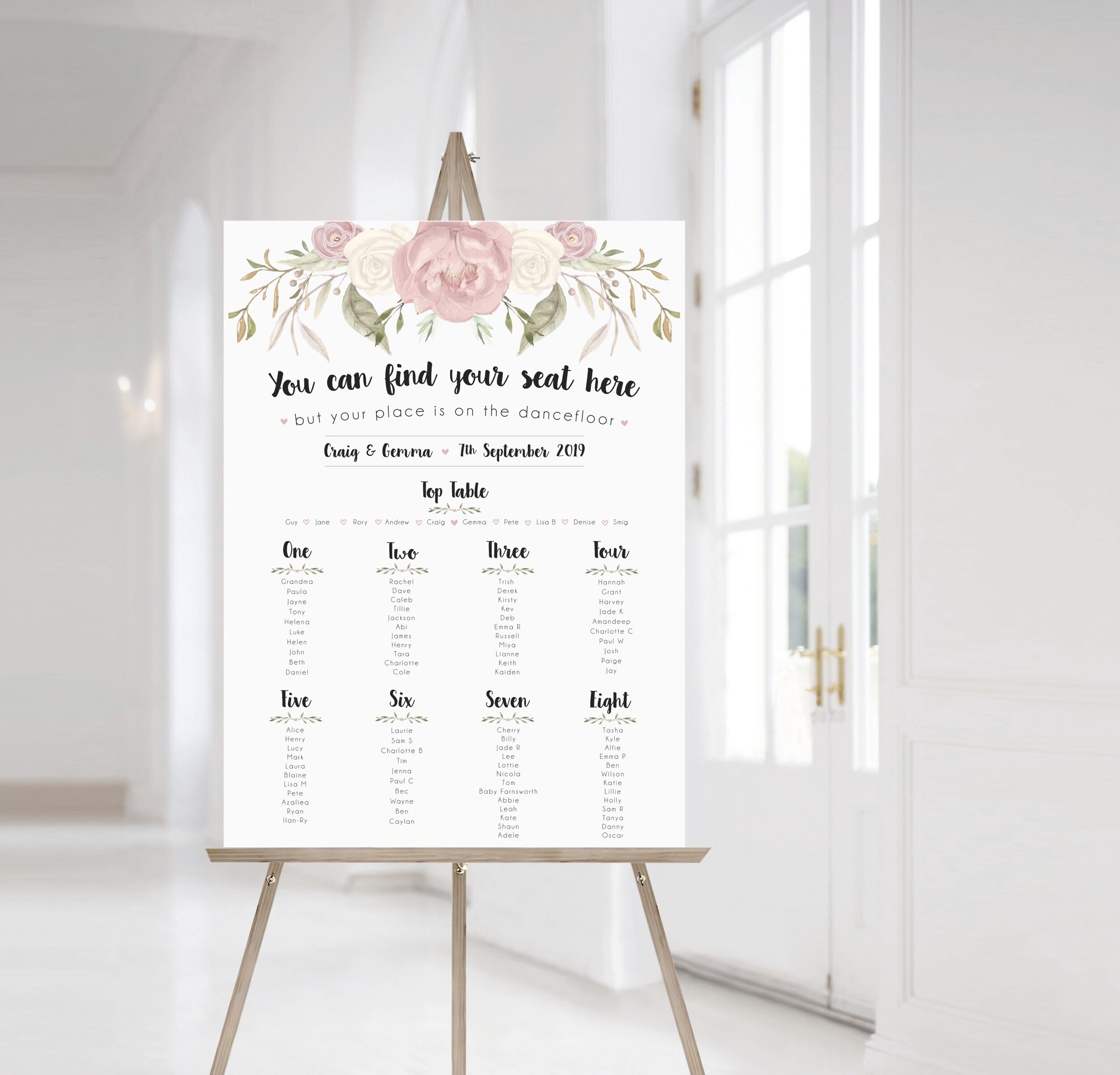 Wedding Signs & Seating Plans — Tilly Fudge | Bespoke Illustrated ...