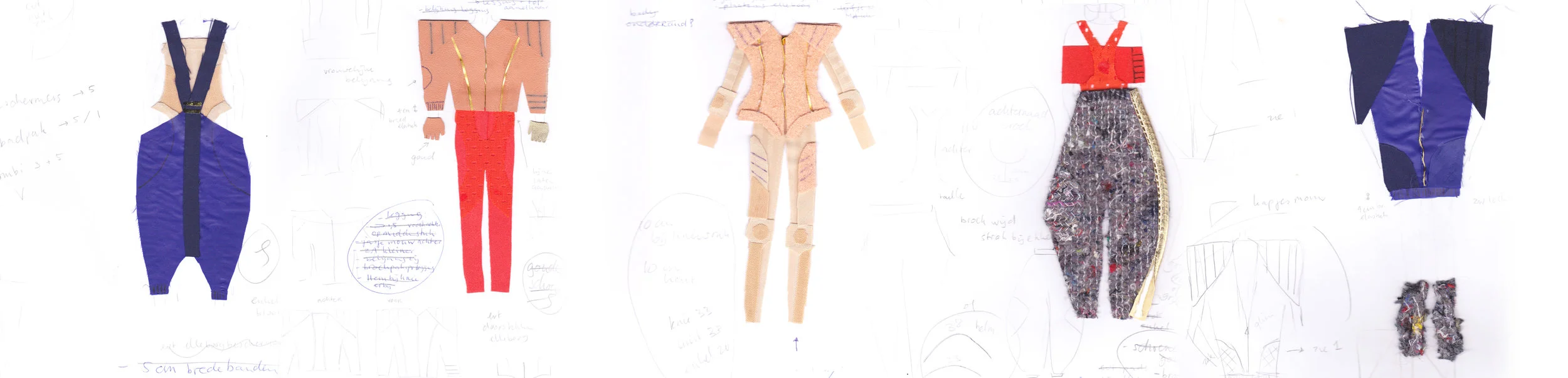 sketches for the Project Runway finale