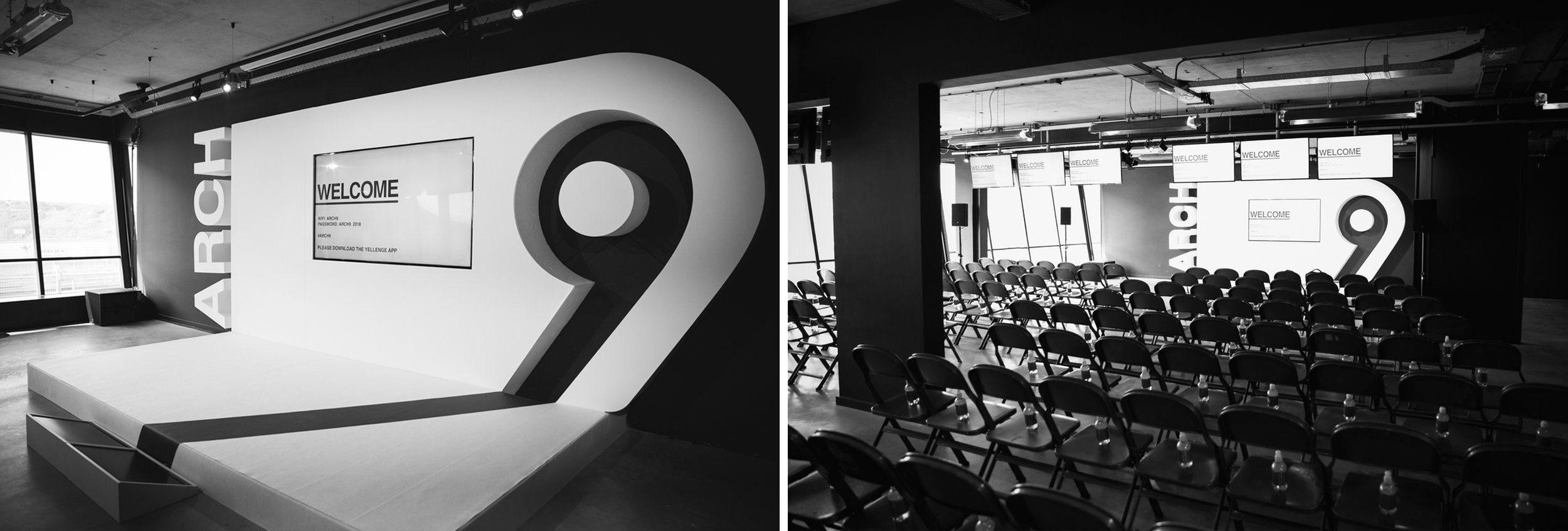 ARCH9 2018: stage design (photography by Presstigieux)