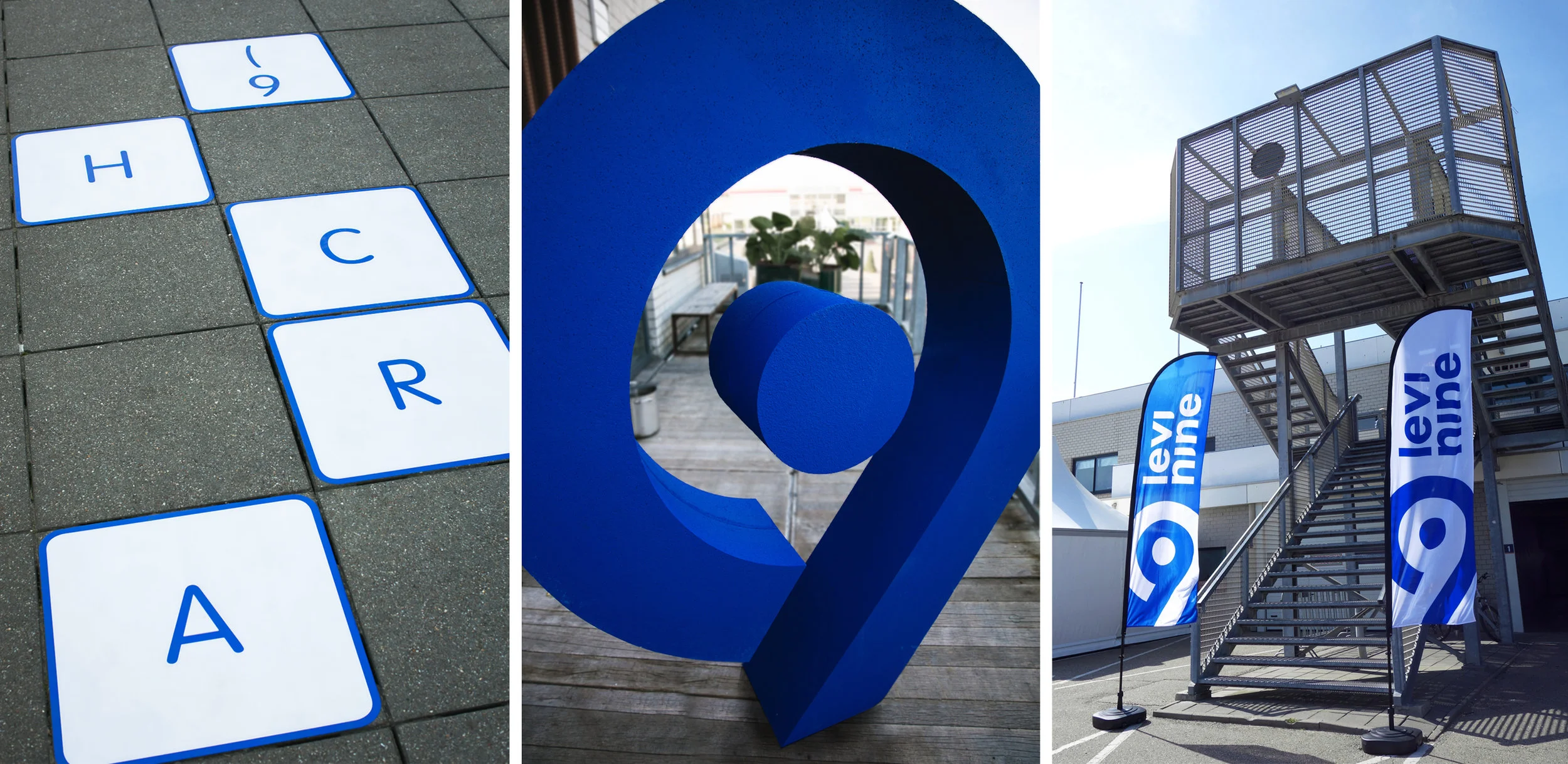 ARCH9 2018: event branding (left & middle - photography by Presstigieux)