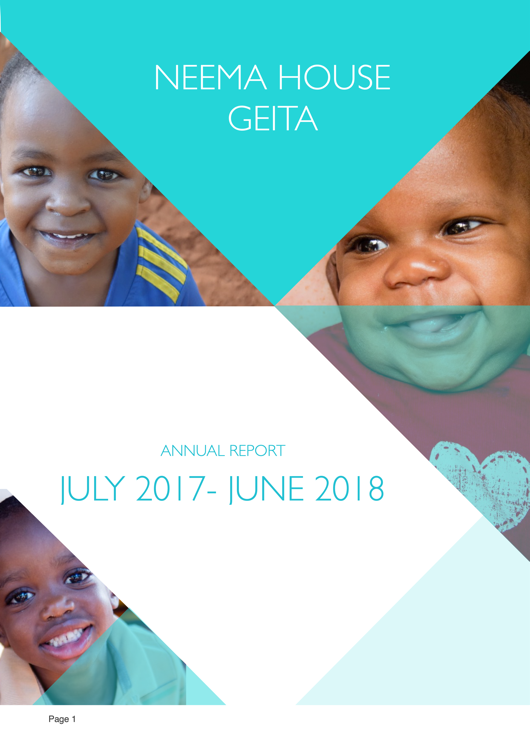 Neema House Annual Report 2017-2018