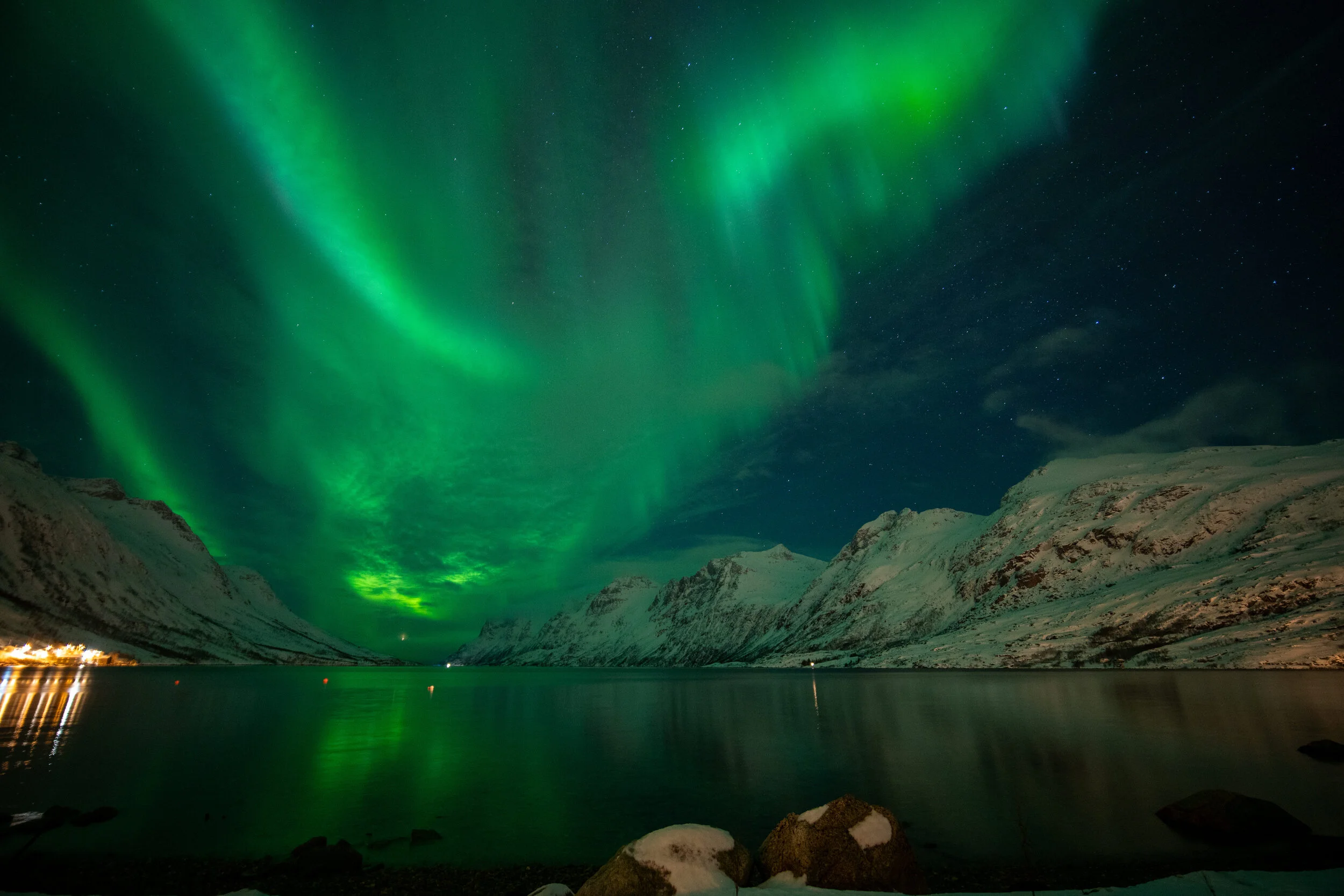 Holiday place to see Northern Lights close to Tromso