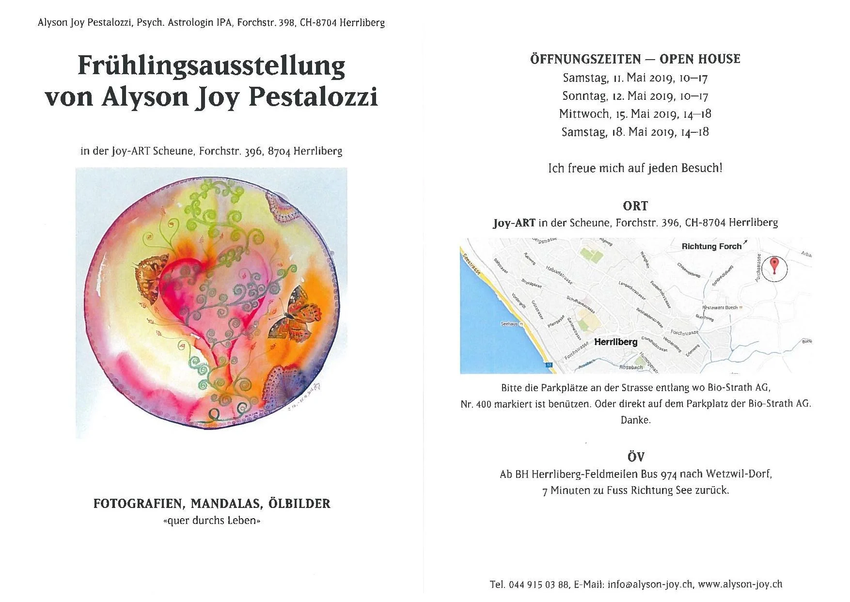 Flyer der Ausstellung (zvg.)