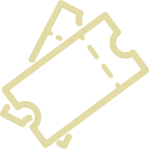 pale yellow icon of train tickets