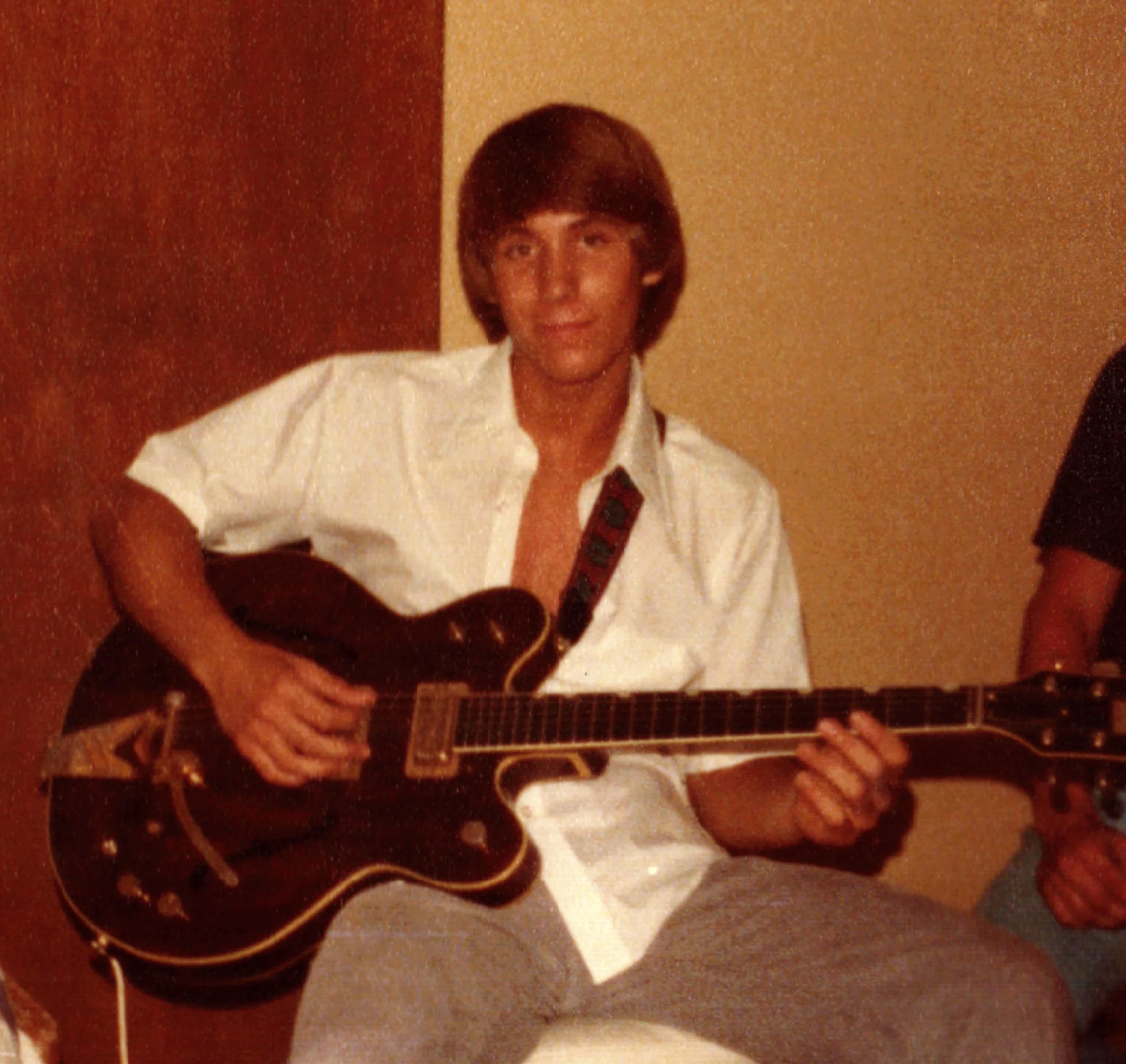  William Hayden in 1977 with his 1960's Gretsch Chet Atkins Country Gentleman