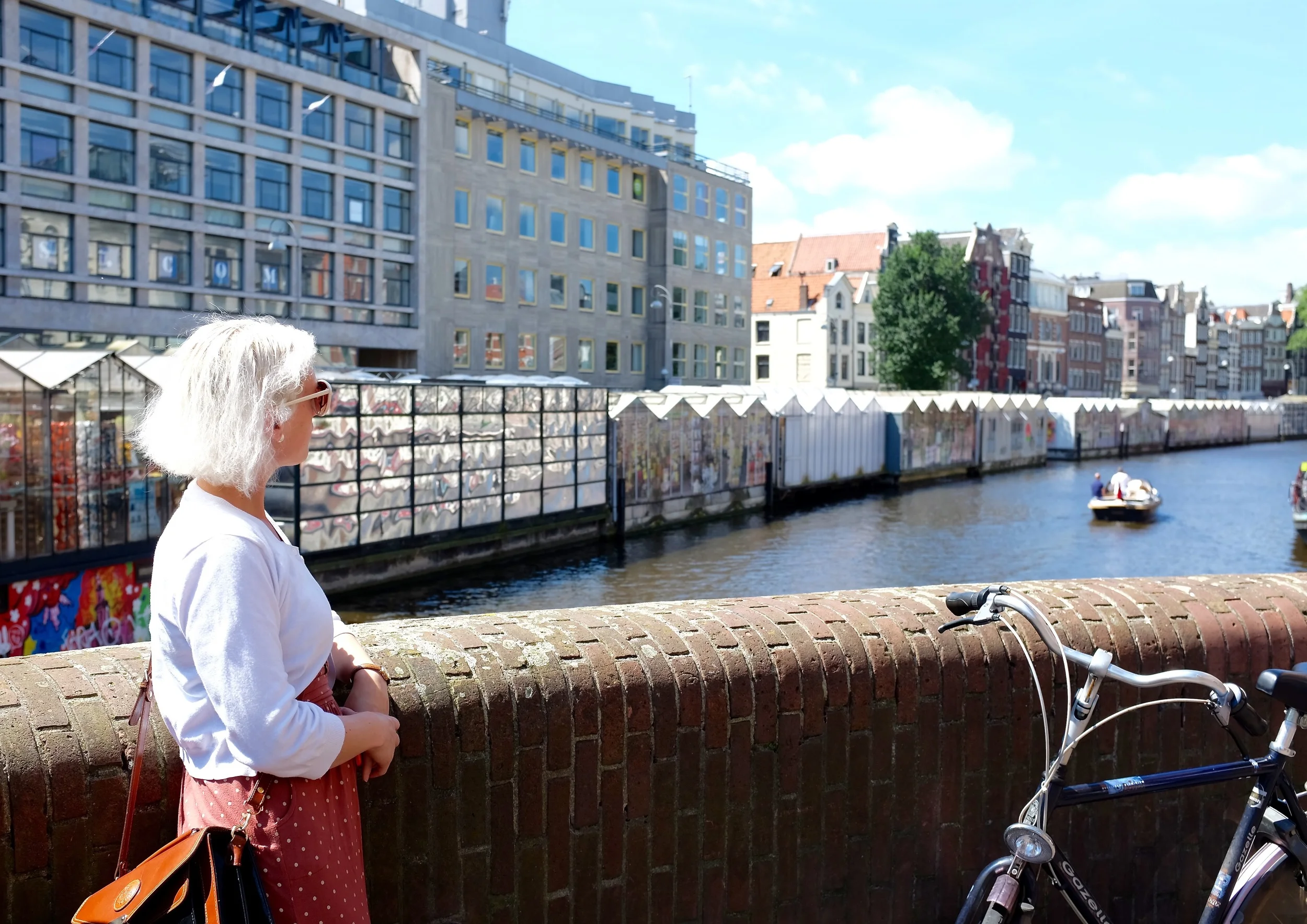 The back of the Bloemenmarkt