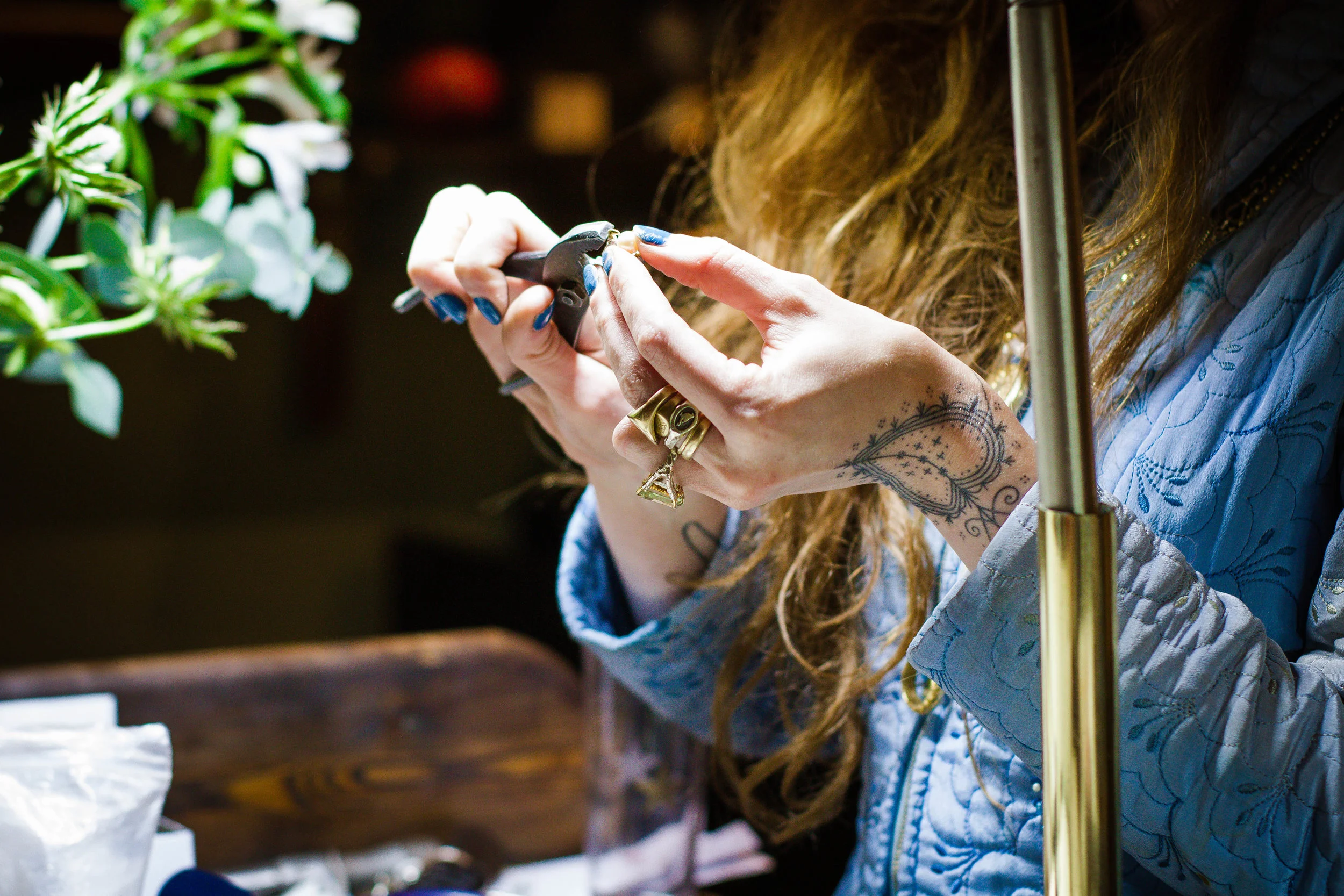 Tessa at work. Photo Credit: Photo Credit: Anna Harding