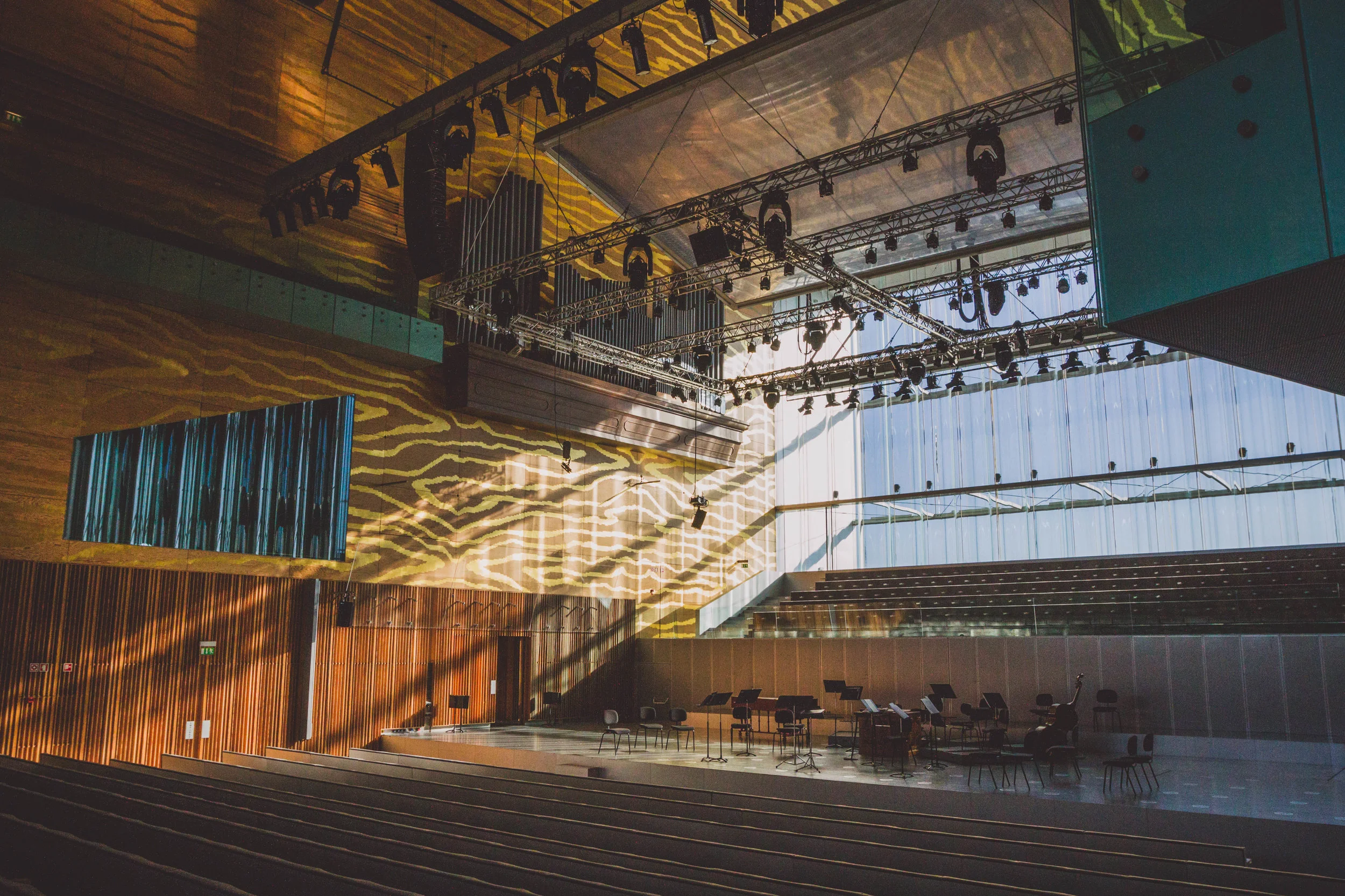 Concert Hall Interior. Photo by Anna Harding.
