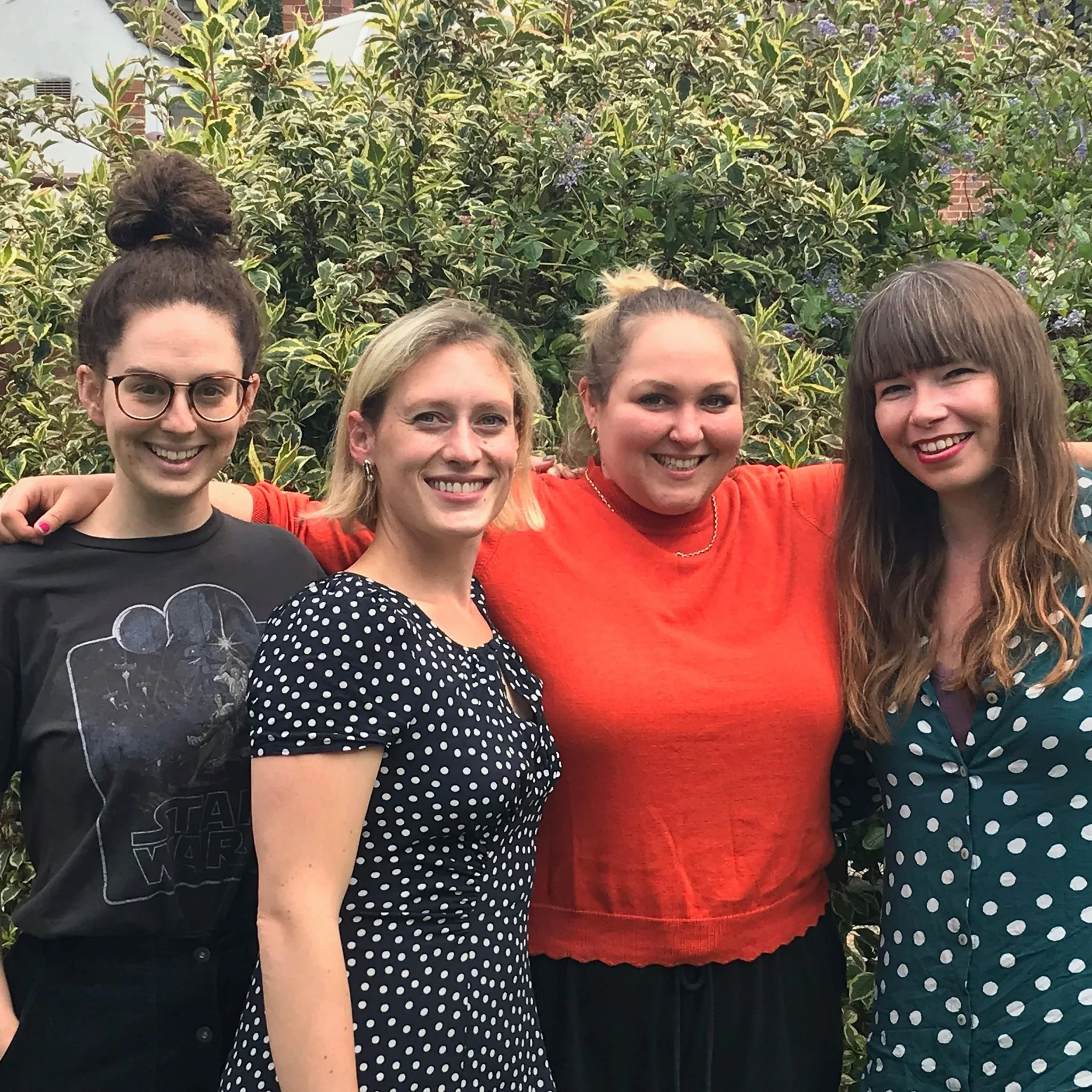 Hannah, Louisa, Anna and Pippa
