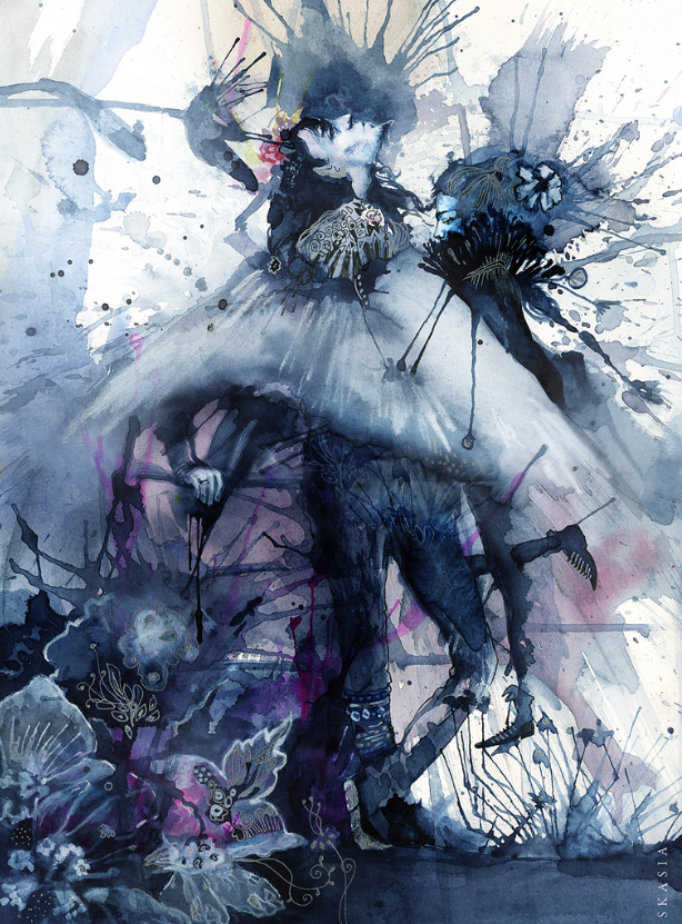 OUT OF TIME Imagination is all about being truly alive and in “OUT OF TIME” series of paintings by Ksenia Sapunkova, it shines through the bright and vibrant watercolours. Those fairy stories on canvases speak directly to emotions and feelings and hence resonates deeply within the heart. The magic of it will lull your conscious self to sleep and lead your soul on the journey through the enchanted realms of your dreams. It is a healing place for an adult self to meet your inner child and bring once again the magic to everyday life. In her works, the artist has explored the meaning of happiness as it comes from within the inner worlds of self where the joys and sorrows of the heart and soul intervened with each other. “Fairy Tales” series as a true magic story is the symbolic journey to the authentic dreams and soul desires. The paintings are an inspiration to feel deeper and to see the true beauty in everything. written by Svetlana Rakevich