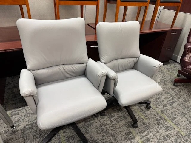 used Executive leather chairs - $295 ea