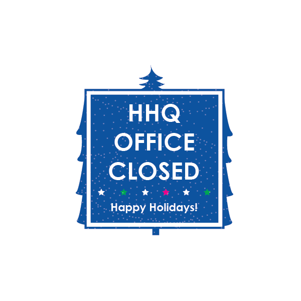 Office Closed:  Winter Break
