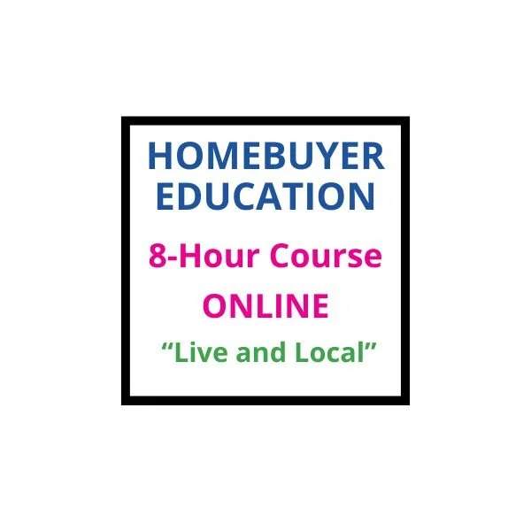 HomeBuyer Education Class - Mornings ONLINE (ends Jan. 15)