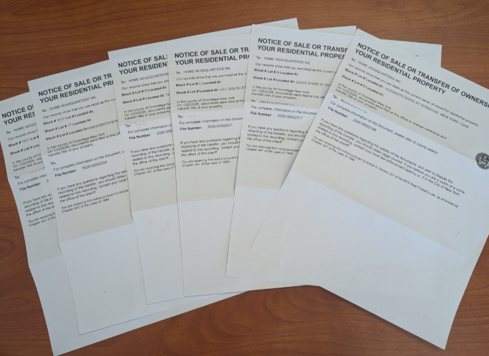 Six New Home Closings All on Same Day in Syracuse!