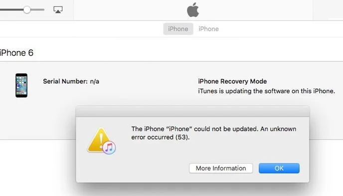 ¿Qué es el 'error 53' y cómo inutiliza el IPhone 6?