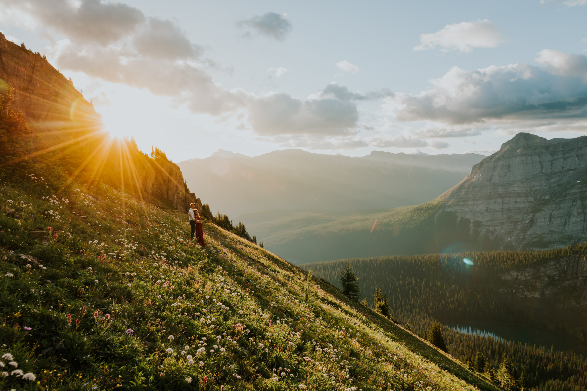 Mountain top adventure session