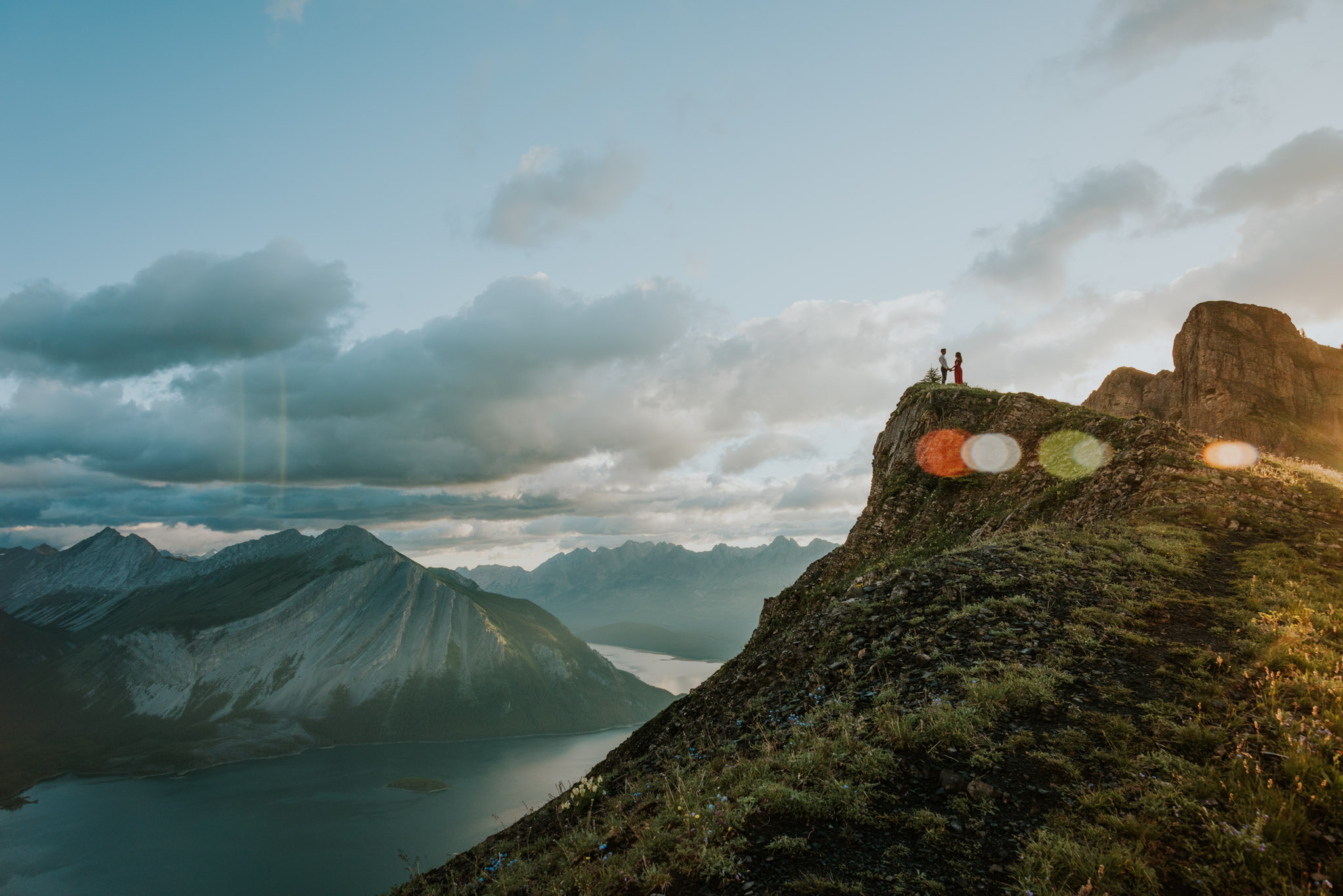 Mountain top adventure session